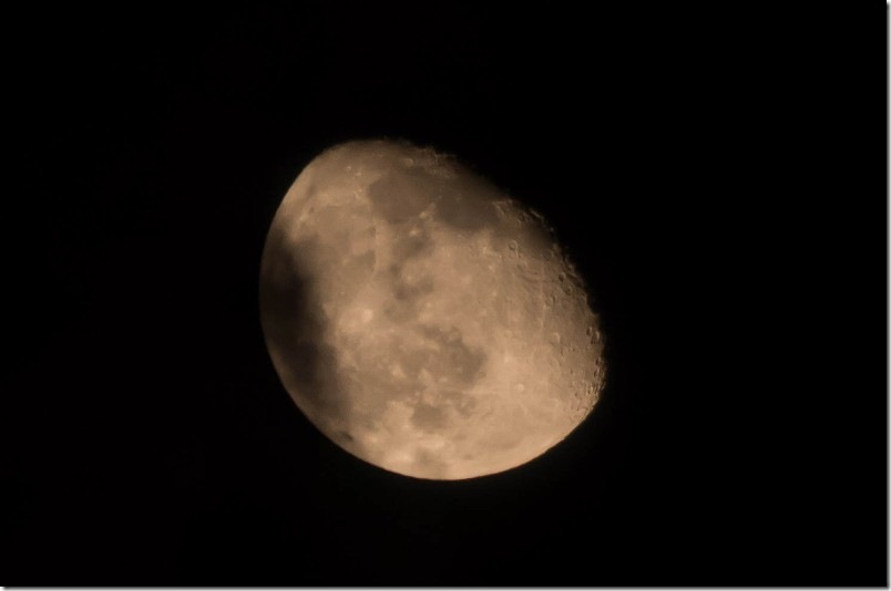 PENTAX K30 と FA 80-320mm 撮影レビュー 月を撮影