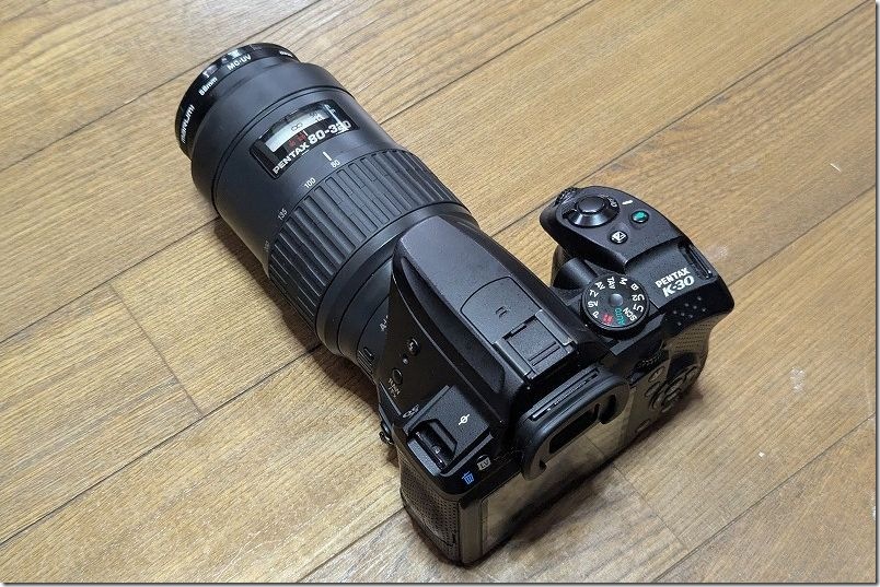 PENTAX K30とPENTAX FA 80-320mm